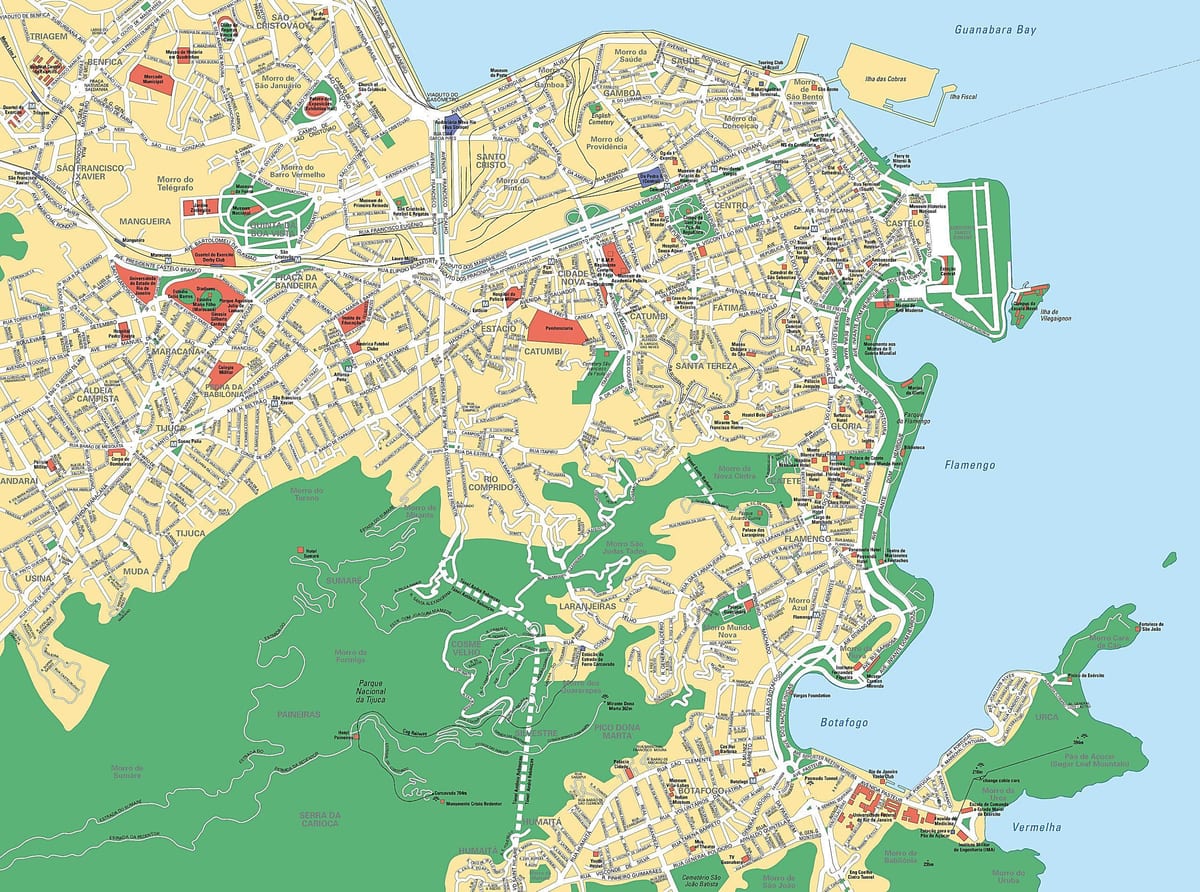 Rio de Janeiro på kartan