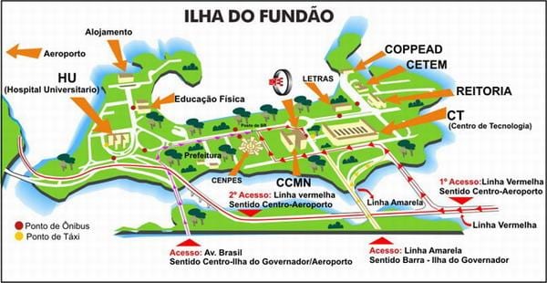 Rio de Janeiro skolan karta