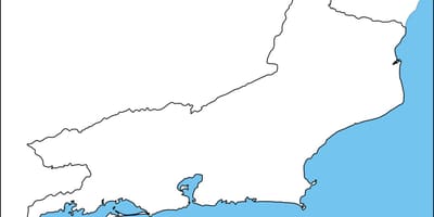 Rio de Janeiro övergripande karta
