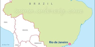 Visa Rio de Janeiro på kartan