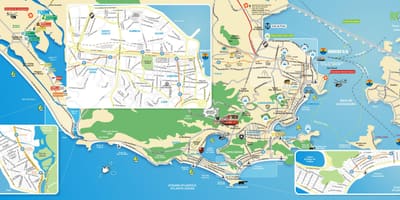 Karta till Rio de Janeiro