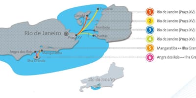 Rio de Janeiro båt karta
