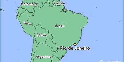Rio de Janeiro brasilien karta