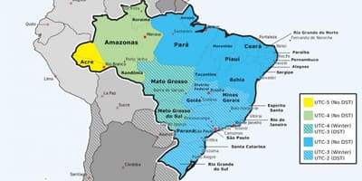 Rio tidszon karta