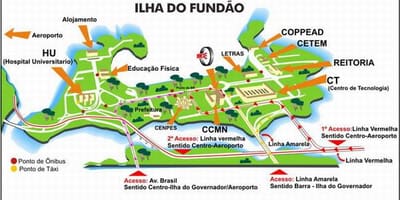 Rio de Janeiro skolan karta